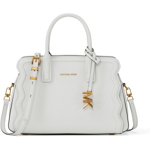 Michael Kors Women’s Laila Extra Small Crossbody Bag(Gold-tone Hardware/Leather/Eggshell)