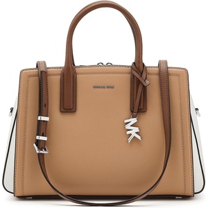 Michael Kors Women’s Laila Medium Satchel(Peanut Multi)