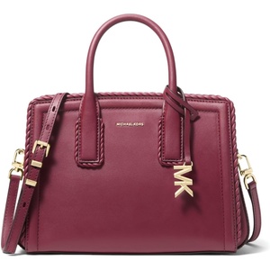 Michael Kors Women’s Laila Small Satchel(Gold-tone Hardware/Mulberry)