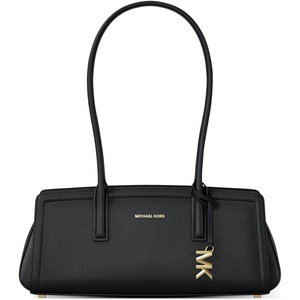 Michael Kors Women’s Laila Small Shoulder Tote Bag(Gold-tone Hardware/Leather/Black)