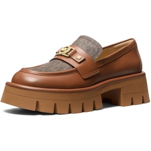Michael Kors Womens Mandy Loafer(Brown/Luggage)