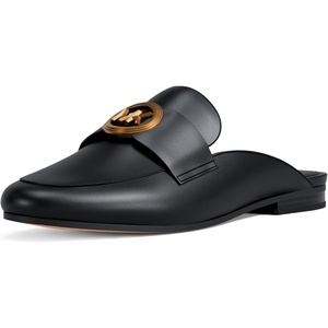 Michael Kors Womens McKenzie Mule(Leather/Black)