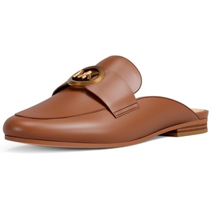Michael Kors Womens McKenzie Mule(Leather/Luggage)