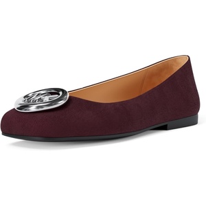 Michael Kors Women’s Milan Flex Ballet Flat(Oxblood)