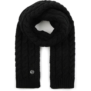 Michael Kors Women’s Moving Cables Scarf, Stylish Fashion Accessory, Ideal for Cold Weather(Black)