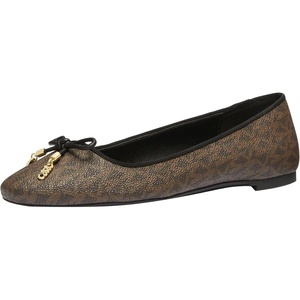 Michael Kors Women’s Nori Flex Flat(Brown)