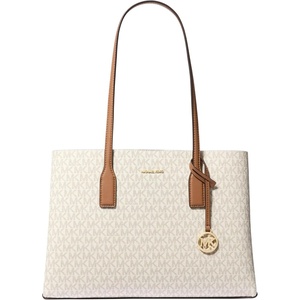 Michael Kors Women’s Ruthie Medium Tote Bag(Vanilla/Acorn)