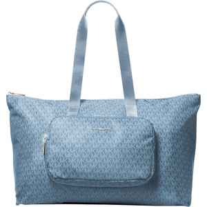 Michael Kors Women’s Tanner Large Packable Tote(Gold-tone Hardware/Mk Signature/Chambray)