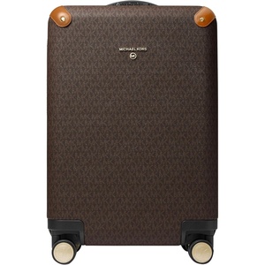 Michael Kors Women’s Travel Small Hardcase Trolley(Silver-Tone Hardware/Brown/Acorn)
