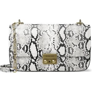 Michael Kors Women’s Tribeca Large Convertible Chain Shoulder Bag(Antique Gold-tone Hardware/Natural)