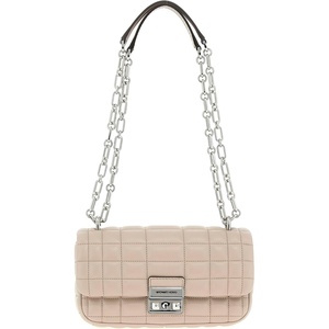 Michael Kors Womens Tribeca Small Convertible Chain Shoulder Bag(Light Sand.)