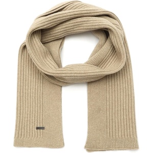 Michael Kors Women’s Wide Center Ribbed Scarf, Stylish Fashion Accessory, Ideal for Cold Weather(Oatmeal Heather)