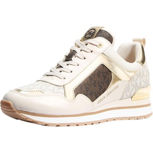 Michael Kors Women’s Wilma Trainer(Brown/Pale Gold)