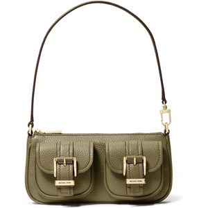 Michael Kors Zoe Small Convertible Pouchette([‘Unspecified Hardware/Safari Green’])