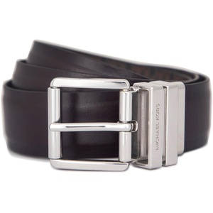 Michael Kors womens 1.5 Inch Reversible Belt With Flattened Edge, Stylish Fashion Accessory(Chocolate)