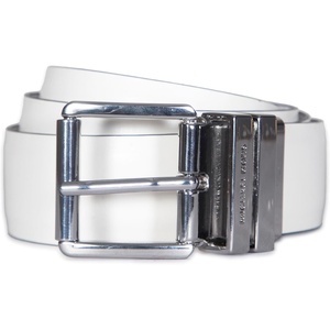 Michael Kors womens 1.5 Inch Reversible Belt With Flattened Edge, Stylish Fashion Accessory(Optic White)