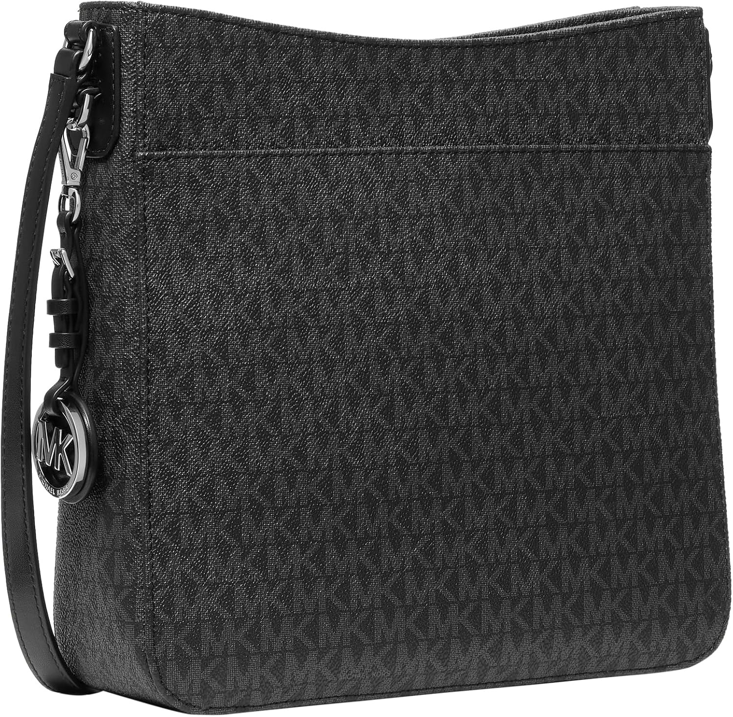 image:imageMichael Kors Jet Set Messenger BagSilvertone HardwareBlack