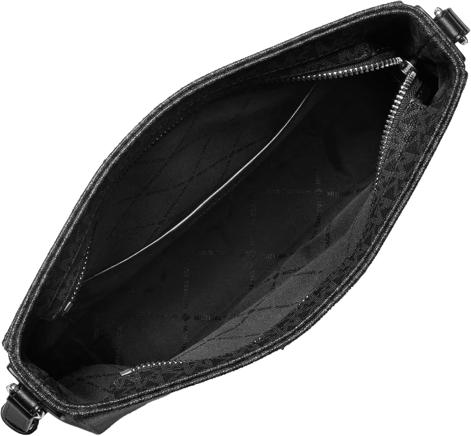 image:imageMichael Kors Jet Set Messenger BagSilvertone HardwareBlack