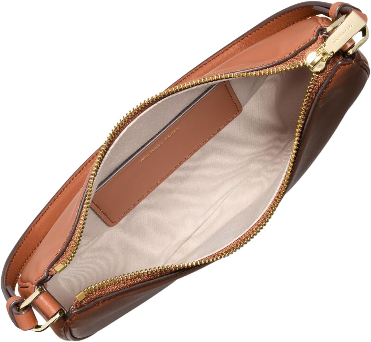 image:imageMichael Kors Kyla Small Convertible PouchetteGoldtone HardwareLuggage