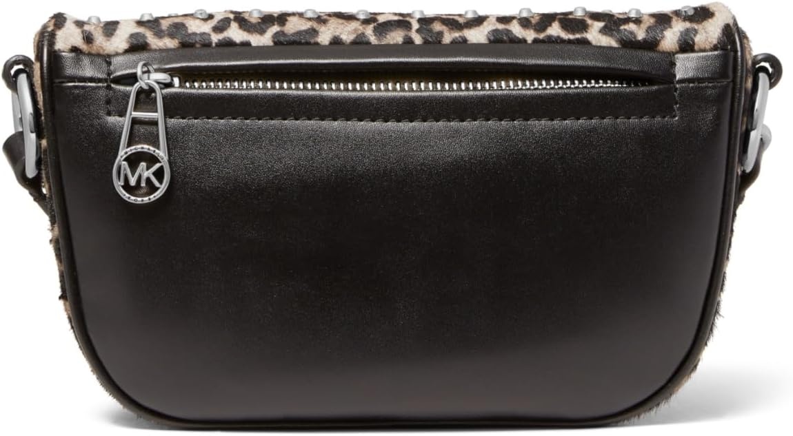image:imageMichael Kors Slater ExtraSmall Sling Pack GoldSilver Tone Hardware HandbagSilvertone HardwareHeather Grey