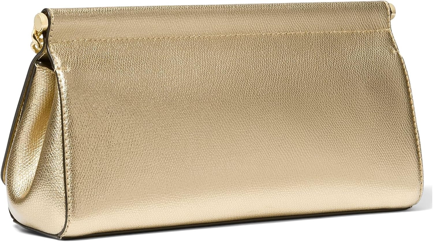 image:imageMichael Kors Womens Carmine Medium ClutchPale Gold