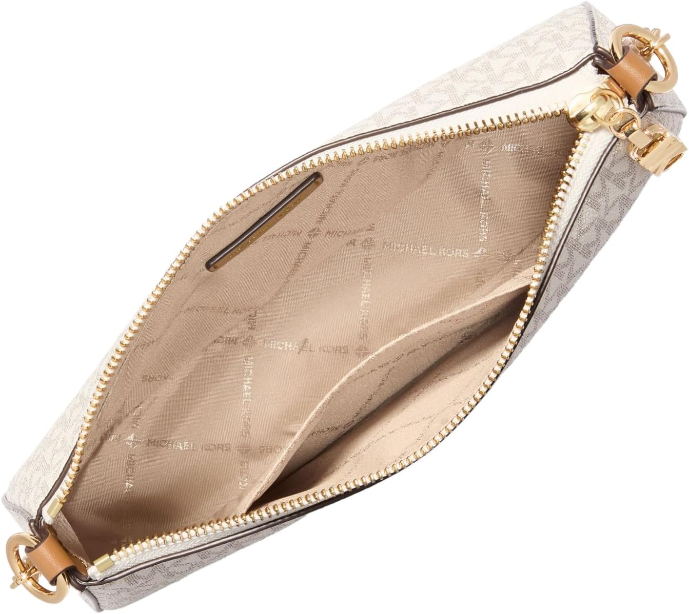 image:imageMichael Kors Womens Empire Medium Chain PouchetteVanillaAcorn