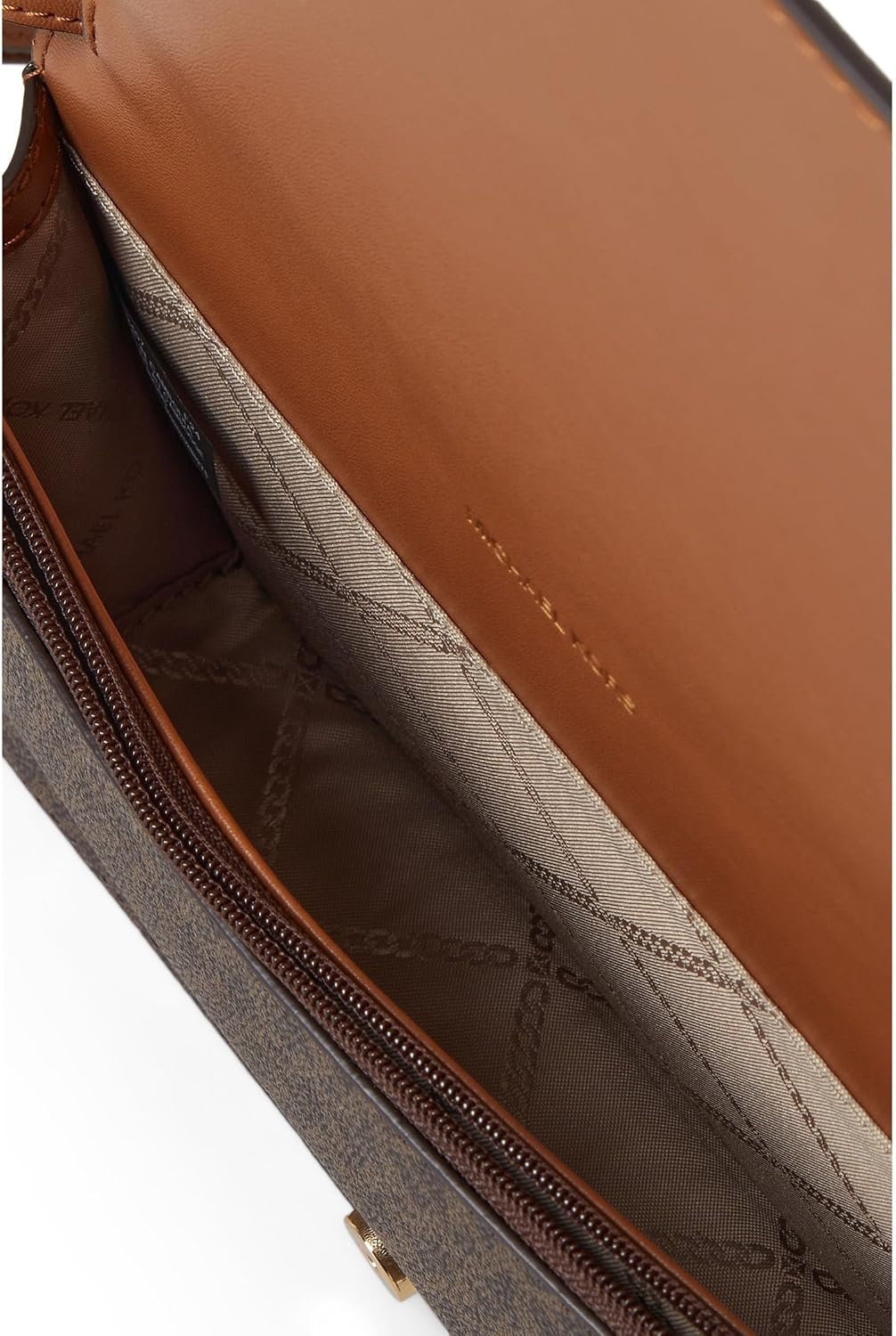 image:imageMichael Kors Womens Jet Set Medium Flap Crossbody BagBrownAcorn