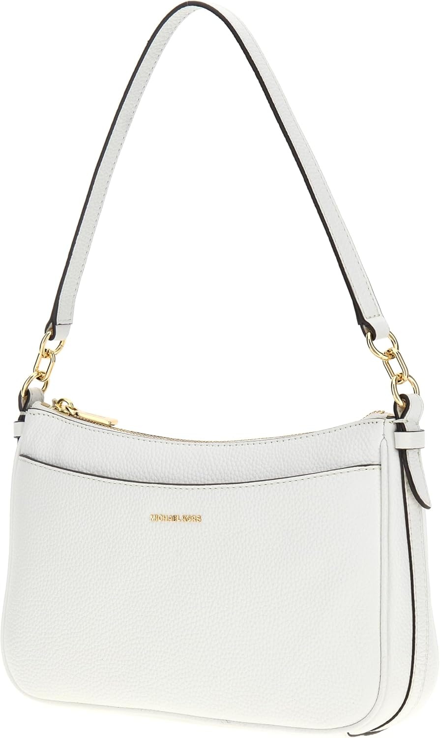 image:imageMichael Kors Womens Jet Set Top Zip Pochette Crossbody BagWhite Optic White