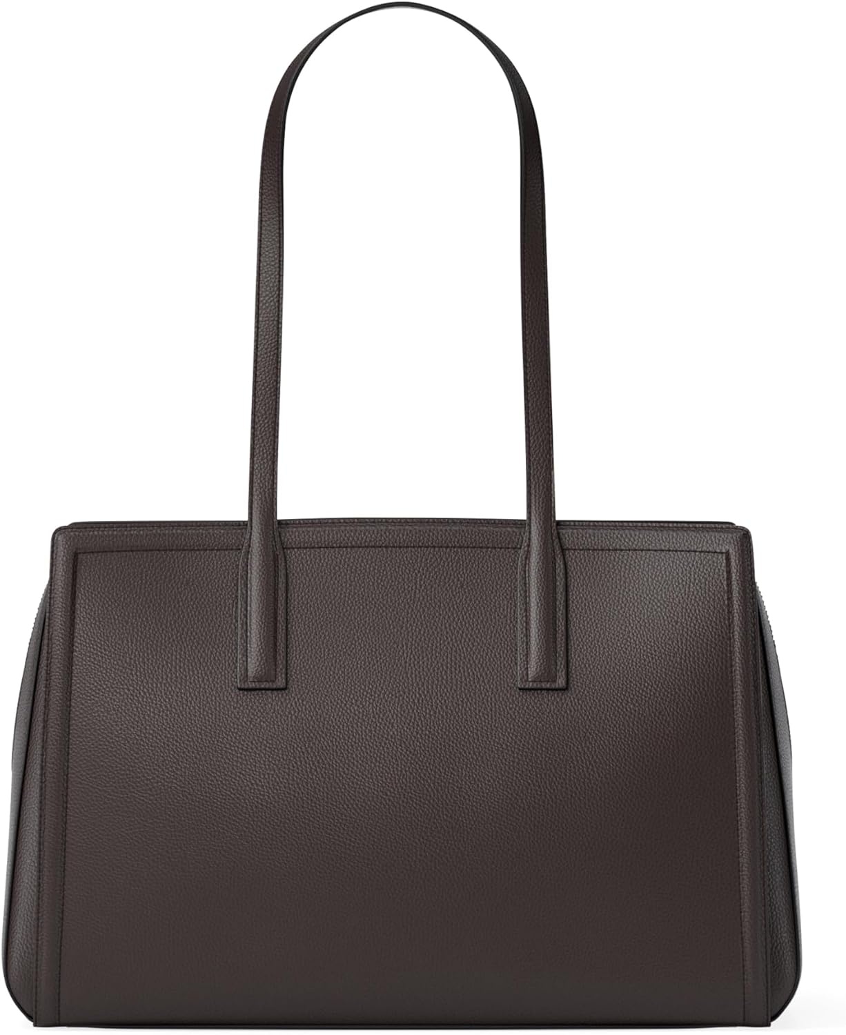 image:imageMichael Kors Womens Laila Medium Tote BagGoldtone HardwareEmbossed Goat LeatherChocolate