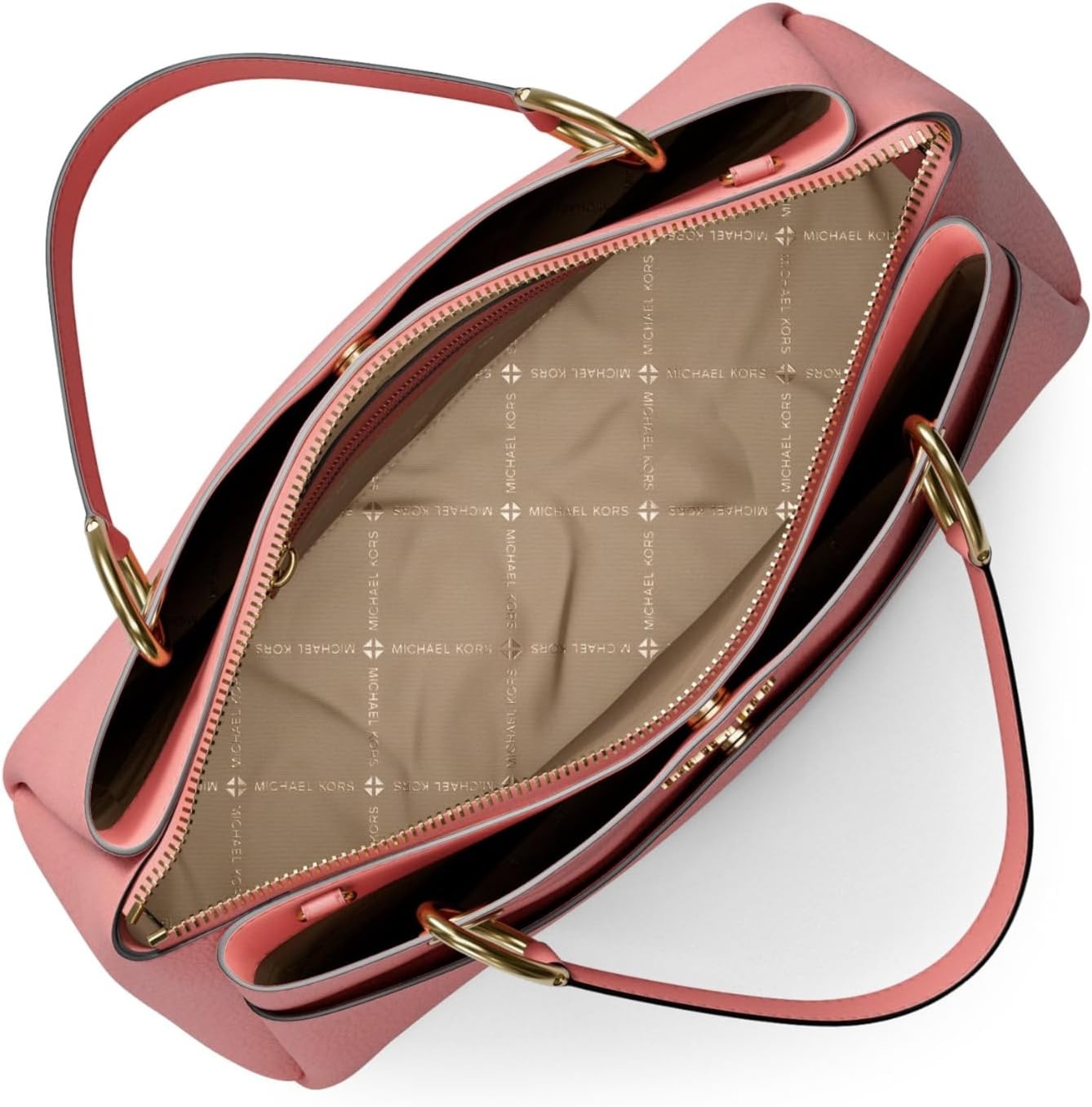 image:imageMichael Kors Womens May Medium Triple Compartment Shoulder BagPrimrose