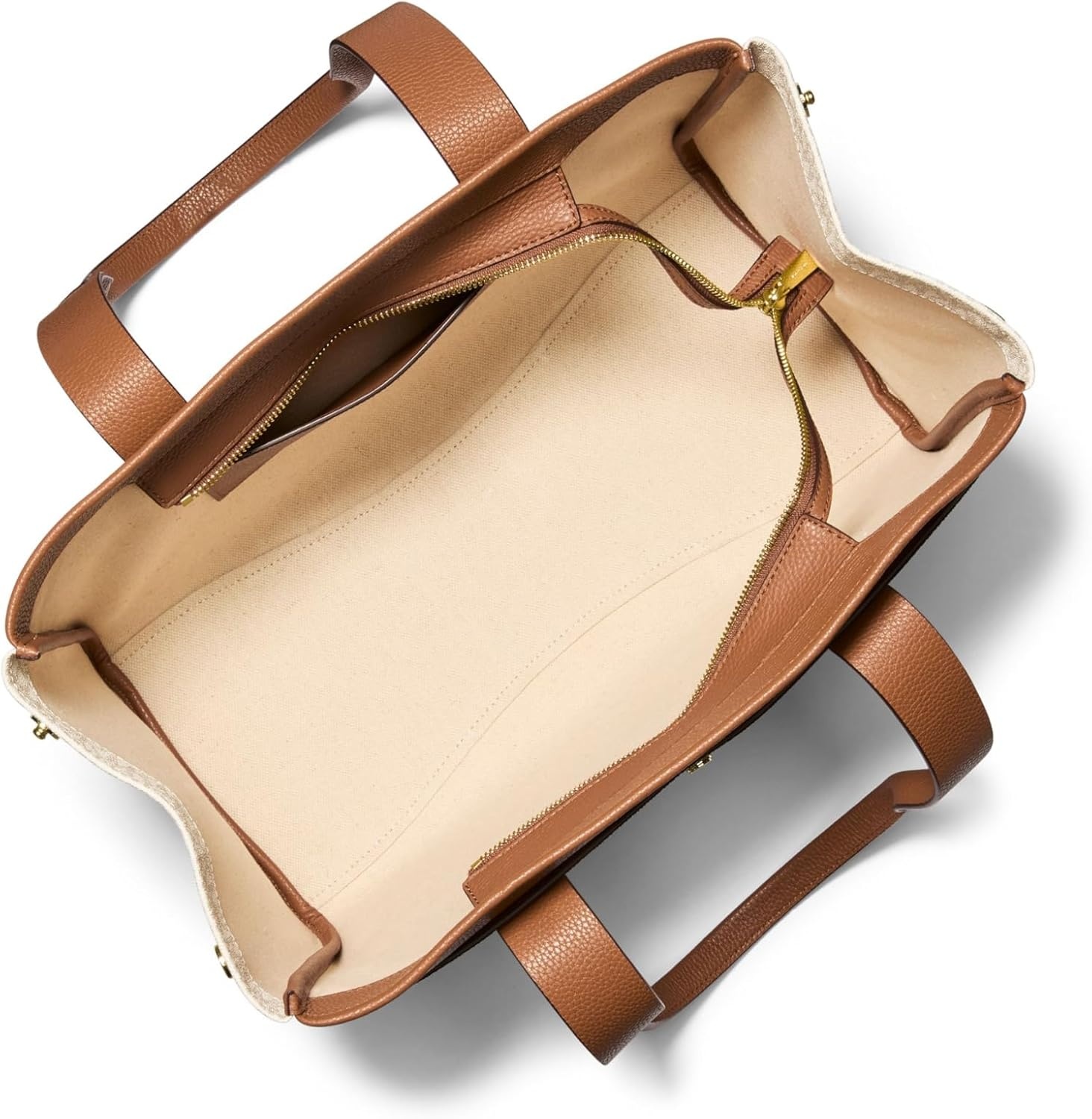 image:imageMichael Kors Womens Romee Large ToteGoldtone HardwareVanillaAcorn