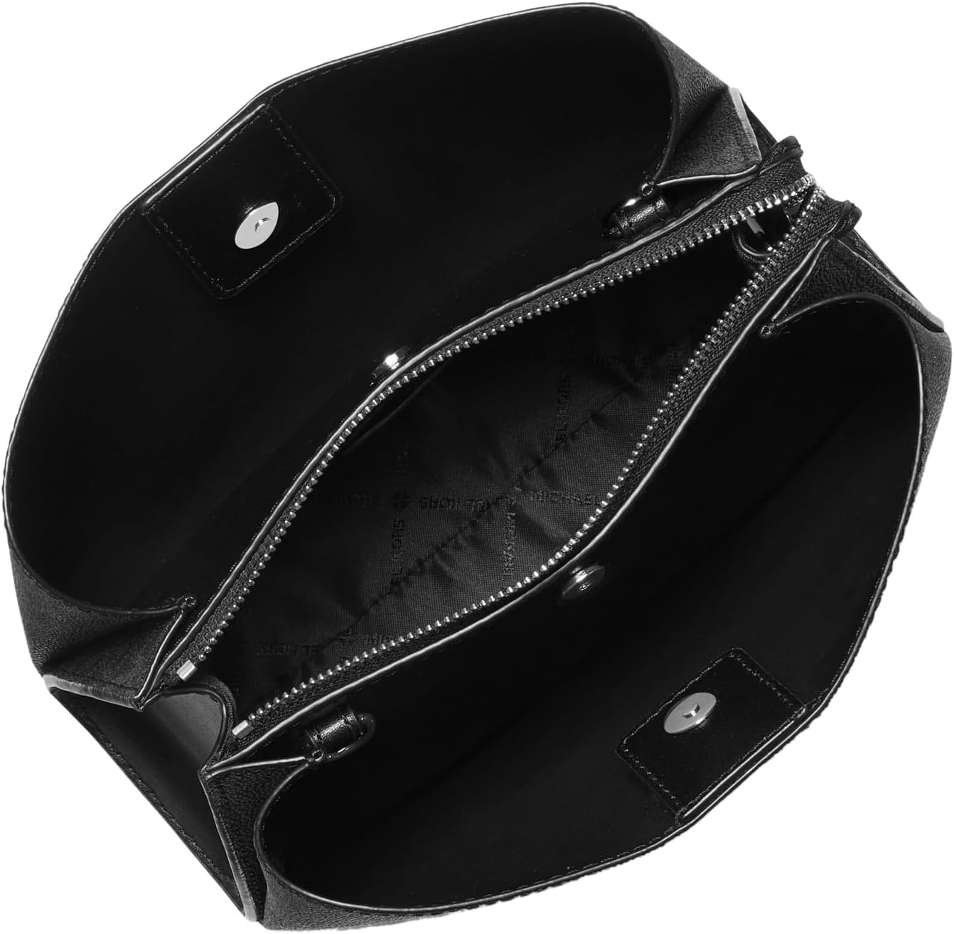 image:imageMichael Kors Womens Ruthie Small Crossbody BagSilvertone HardwareTonal Signature Coated TwillBlack