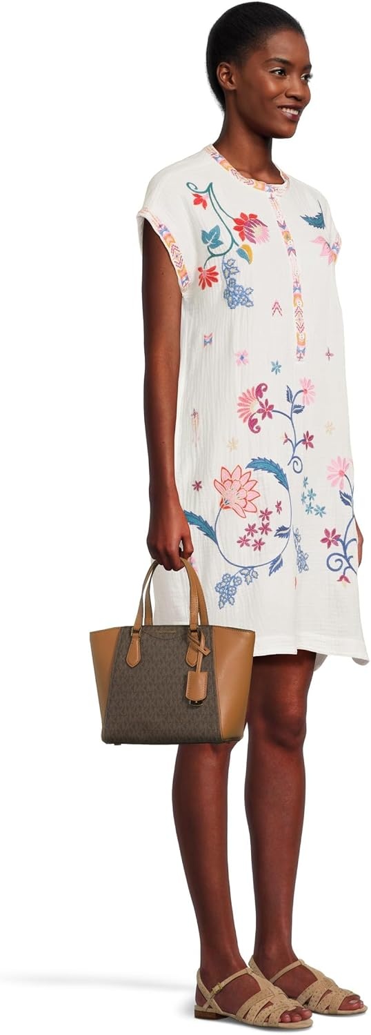 image:imageMichael Kors Womens Taryn Small Convertible Crossbody BagGoldtone HardwareBrownAcorn