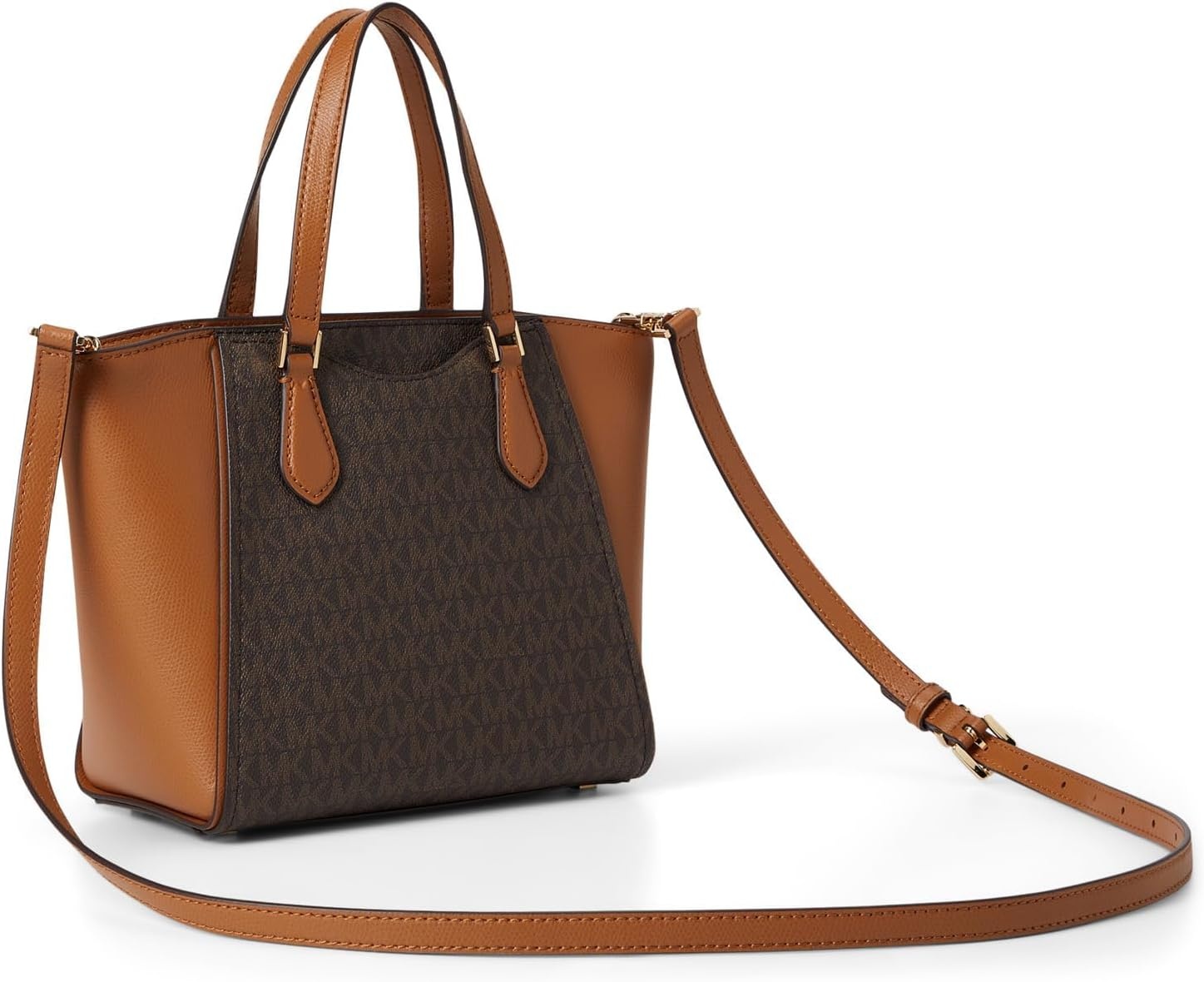 image:imageMichael Kors Womens Taryn Small Convertible Crossbody BagGoldtone HardwareBrownAcorn