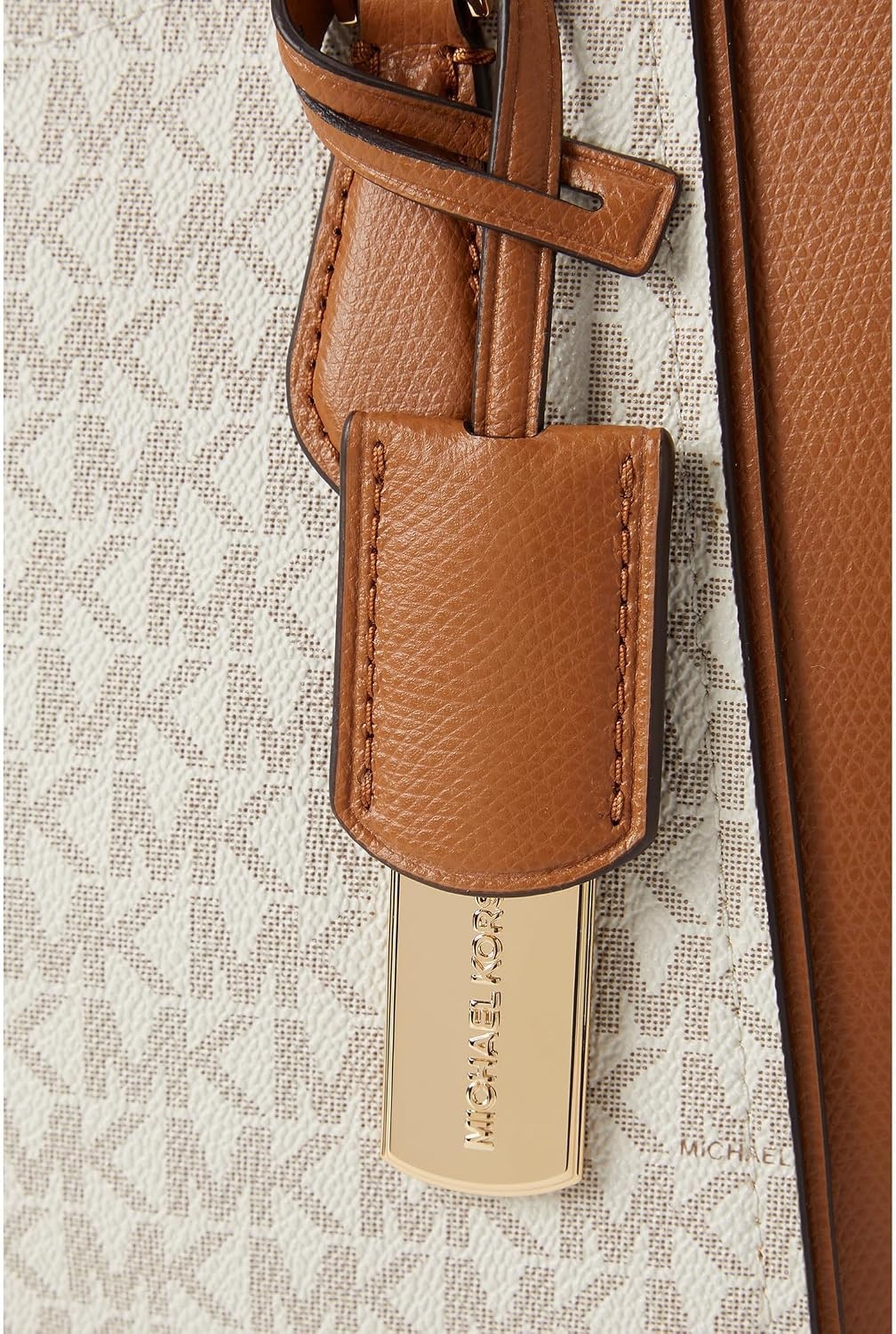 image:imageMichael Kors Womens Taryn Small Convertible Crossbody BagGoldtone HardwareVanillaAcorn