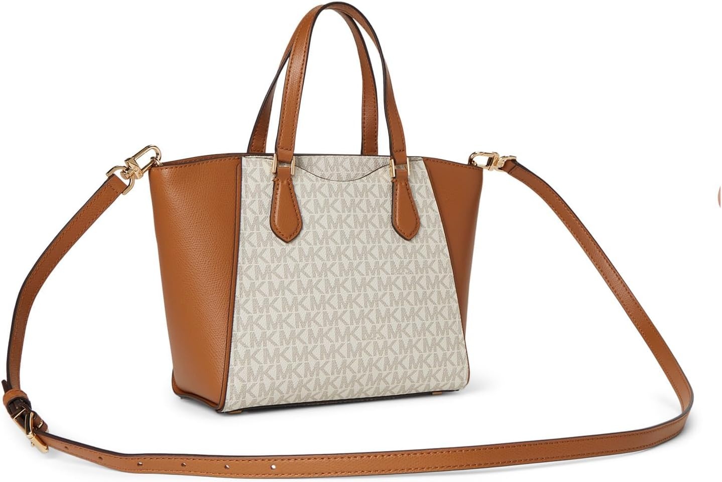 image:imageMichael Kors Womens Taryn Small Convertible Crossbody BagGoldtone HardwareVanillaAcorn
