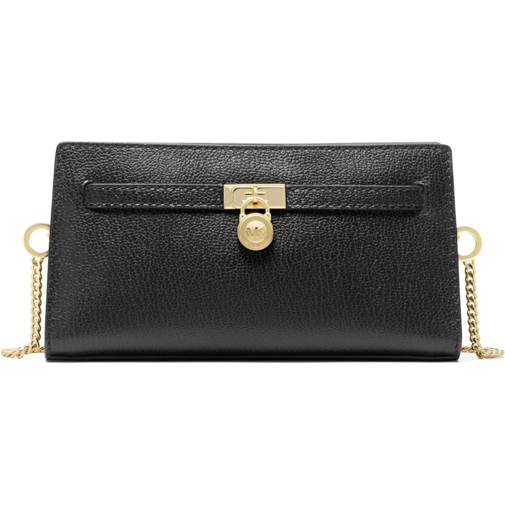 image:imageMICHAEL Michael Kors Hamilton Moderne Exta Small Convertible XbodyGoldtone HardwareUrbino LeatherBlack