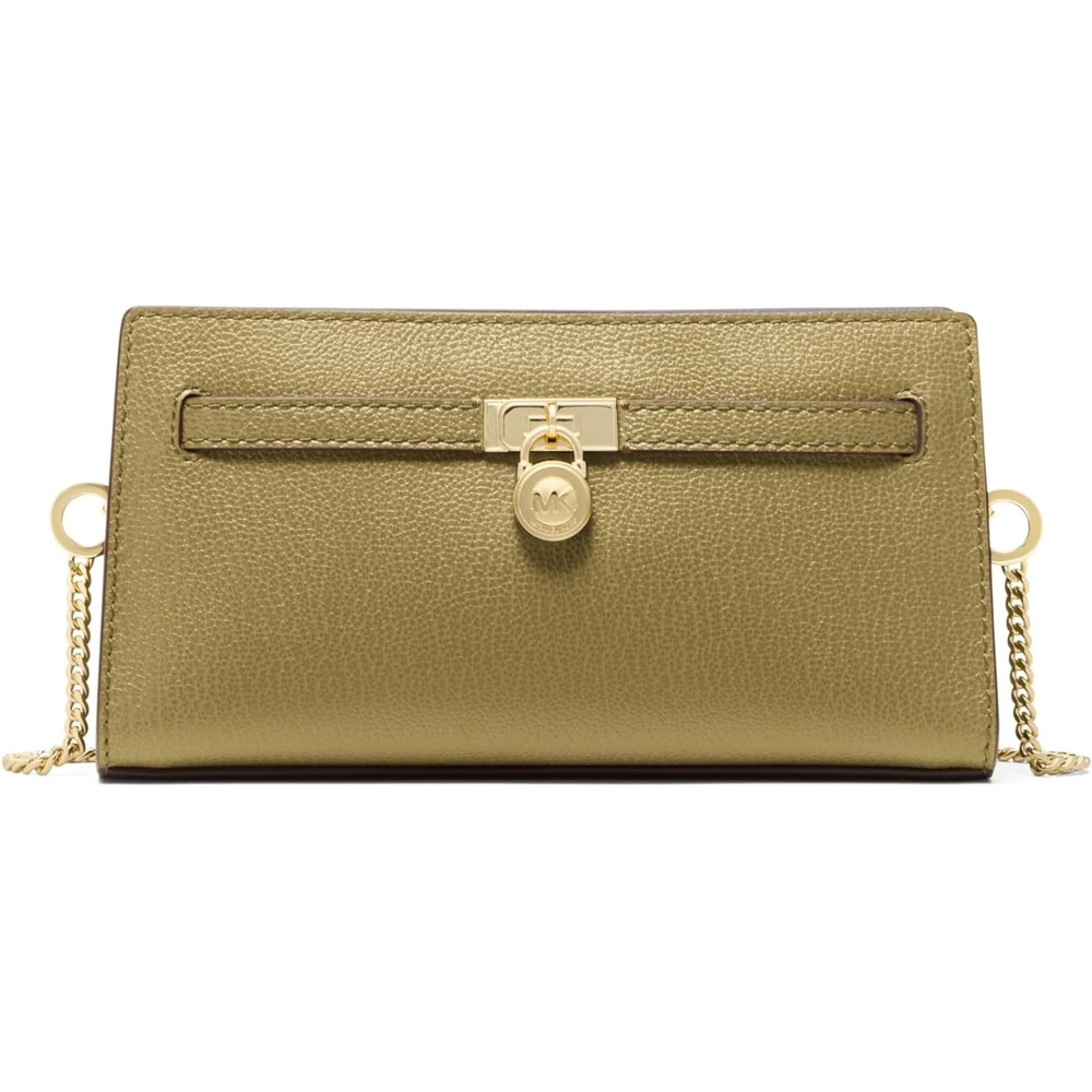 image:imageMICHAEL Michael Kors Hamilton Moderne Exta Small Convertible XbodyGoldtone HardwareUrbino LeatherPistachio