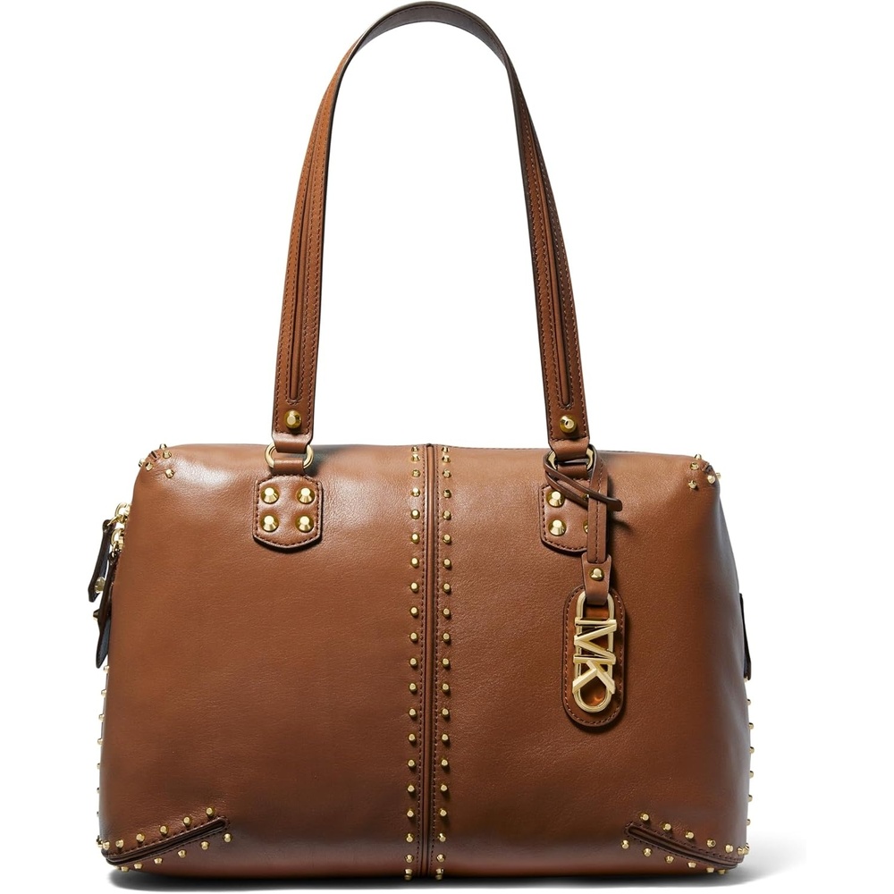 image:imageMichael Kors Astor Studded Large Shoulder ToteGoldtone HardwareLuggage