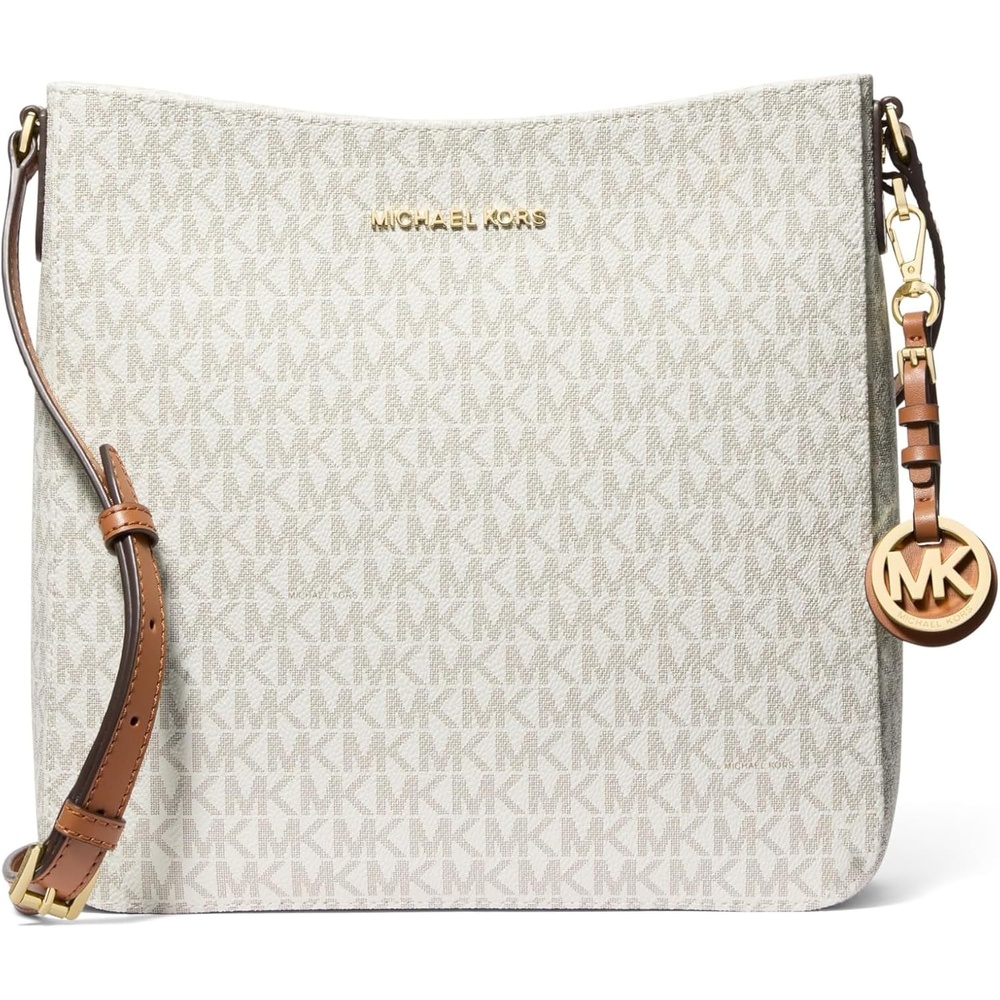 image:imageMichael Kors Jet Set Messenger BagGoldtone HardwareVanilla