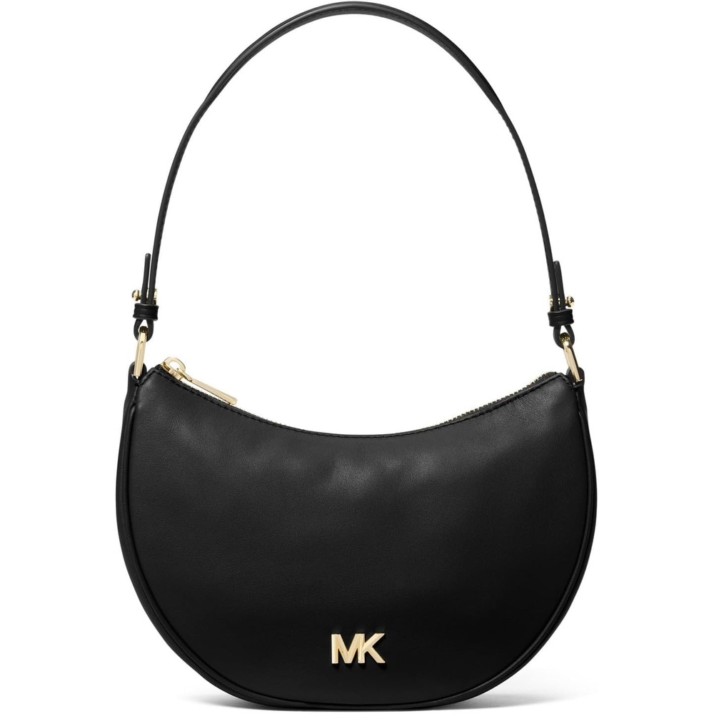 image:imageMichael Kors Kyla Small Convertible PouchetteGoldtone HardwareBlack