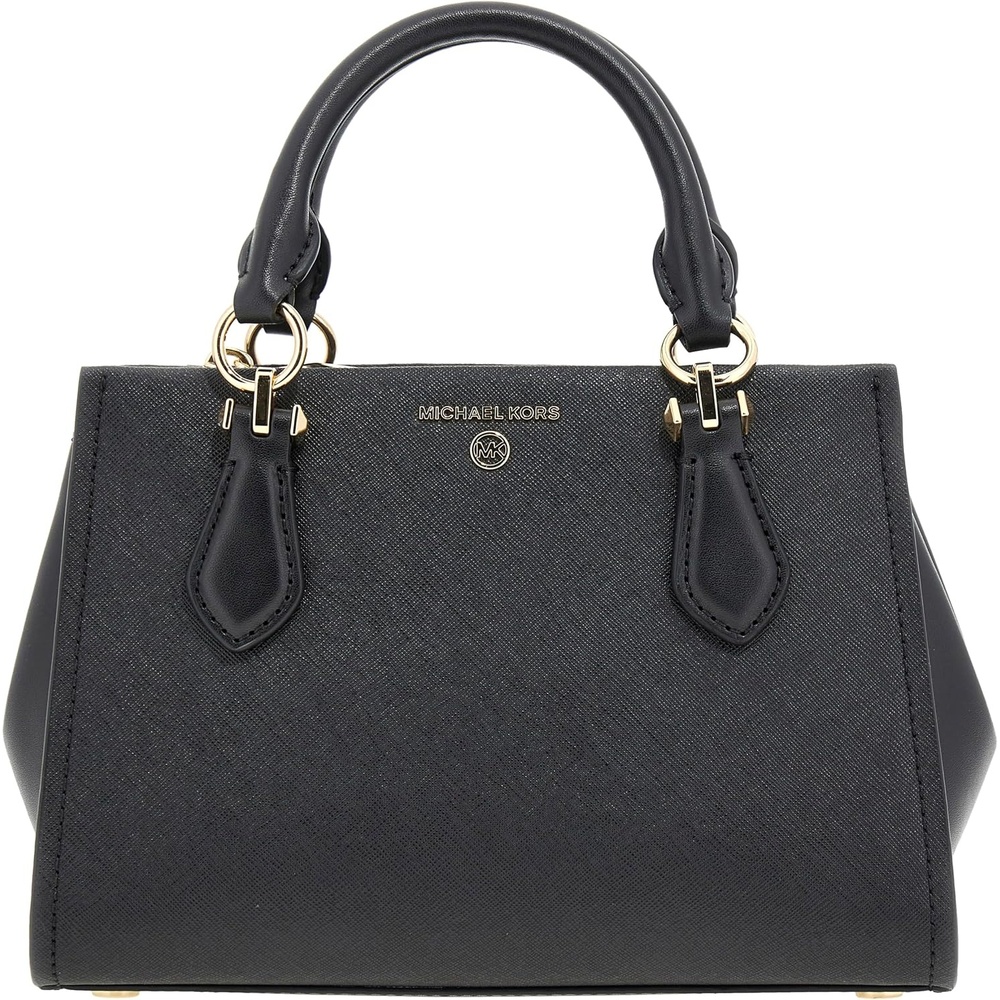 image:imageMichael Kors Marilyn Small Crossbody BagGoldtone HardwareBlack