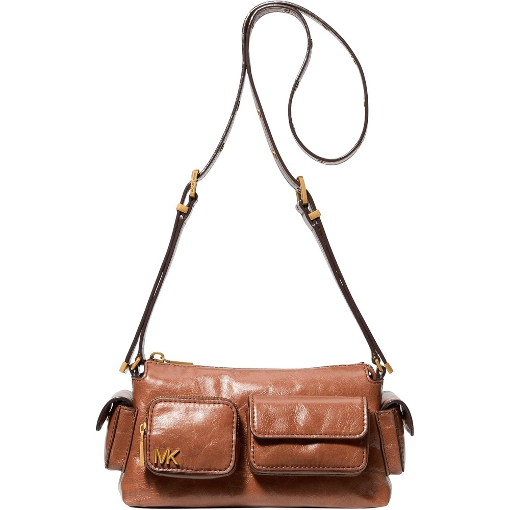 image:imageMichael Kors Womens Dakota Small Convertible Pocket Crossbody BagAntique Goldtone HardwareLuggage