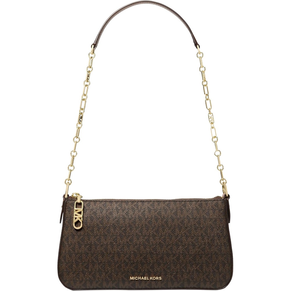 image:imageMichael Kors Womens Empire Medium Chain PouchetteBrownAcorn