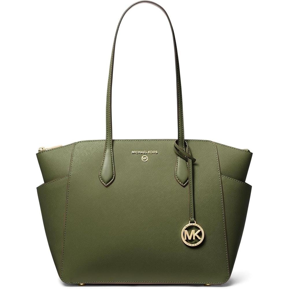 image:imageMichael Kors Womens Marilyn Medium Top Zip ToteSmokey Olive