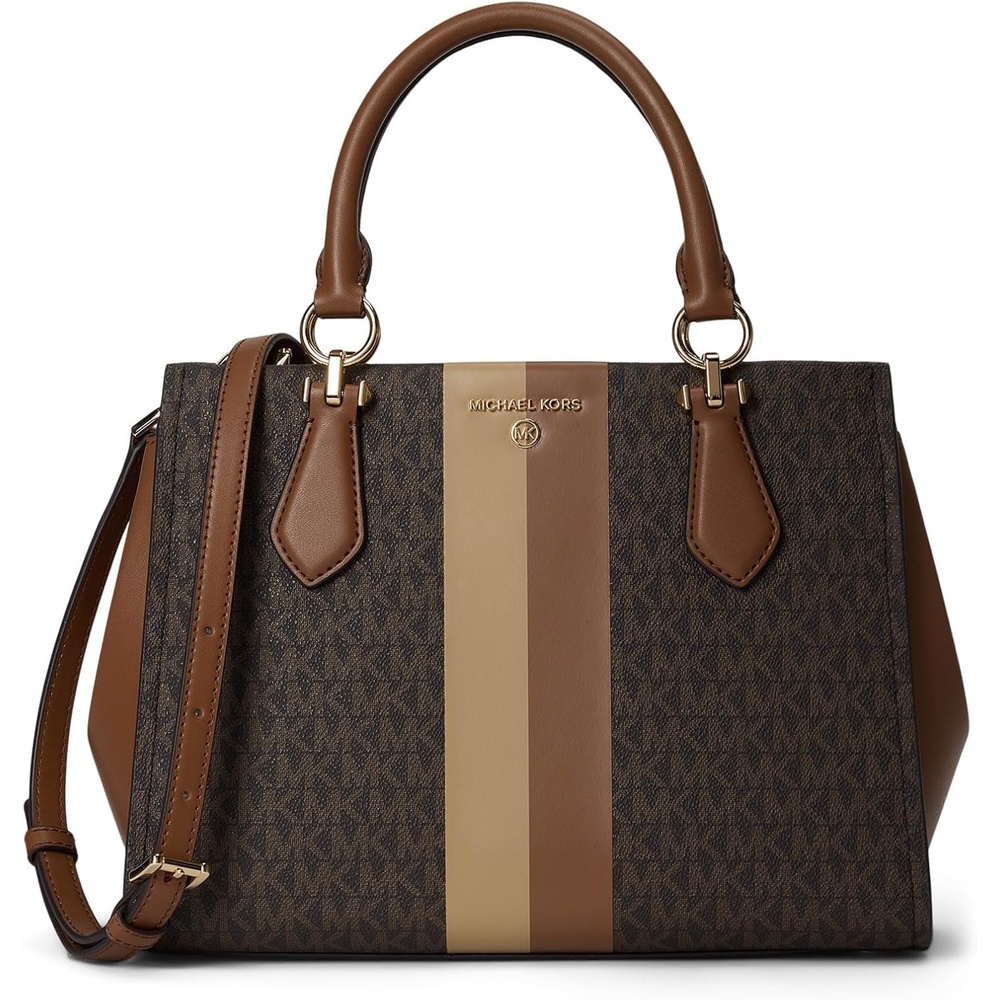 image:imageMichael Kors Womens Marilyn SatchelBrownLuggage