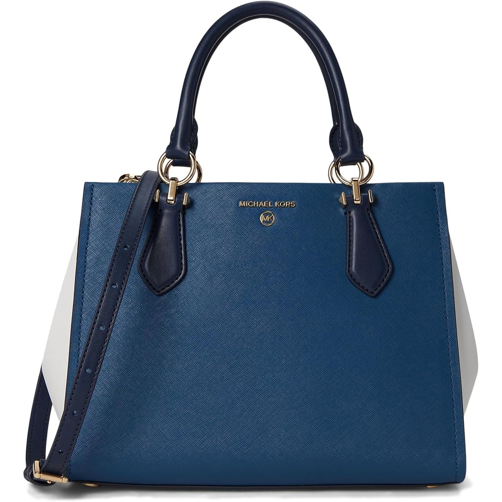 image:imageMichael Kors Womens Marilyn SatchelDark Chambray Multi