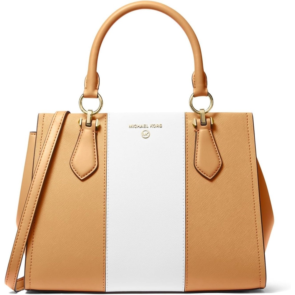 image:imageMichael Kors Womens Marilyn SatchelPale Peanut Multi