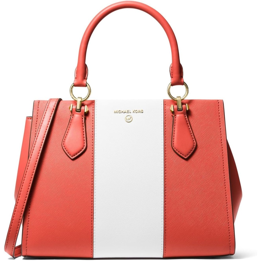 image:imageMichael Kors Womens Marilyn SatchelSpiced Coral Multi