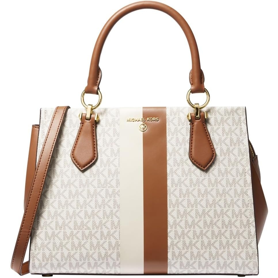 image:imageMichael Kors Womens Marilyn SatchelVanillaLuggage